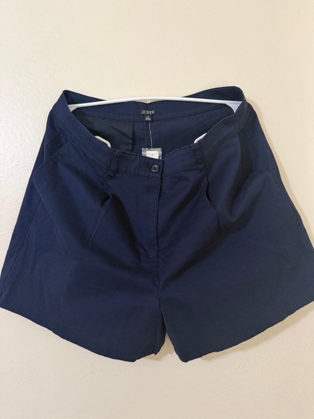 J. Crew Navy High-Rise Pleated Shorts - Picture 4 of 5